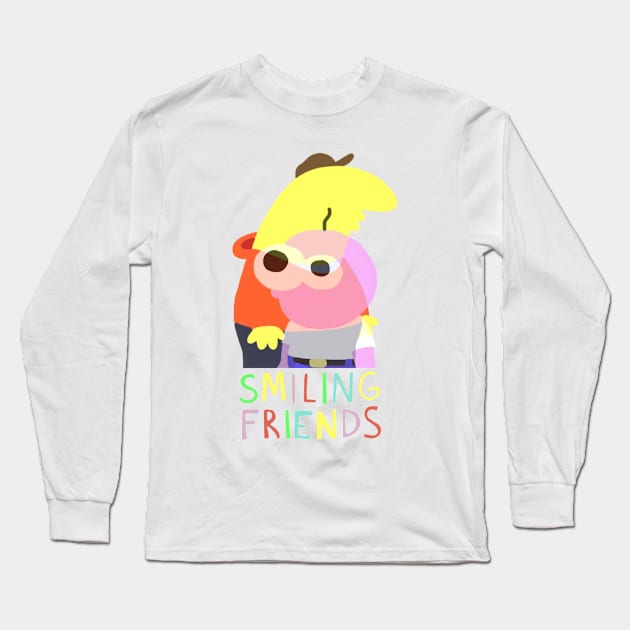 Smiling Friends Long Sleeve T-Shirt by GravyOnToast